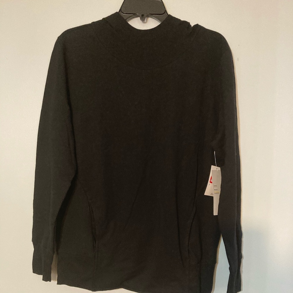 Z By Zella Pike Pullover Hoodie Cowl Neck Hooded